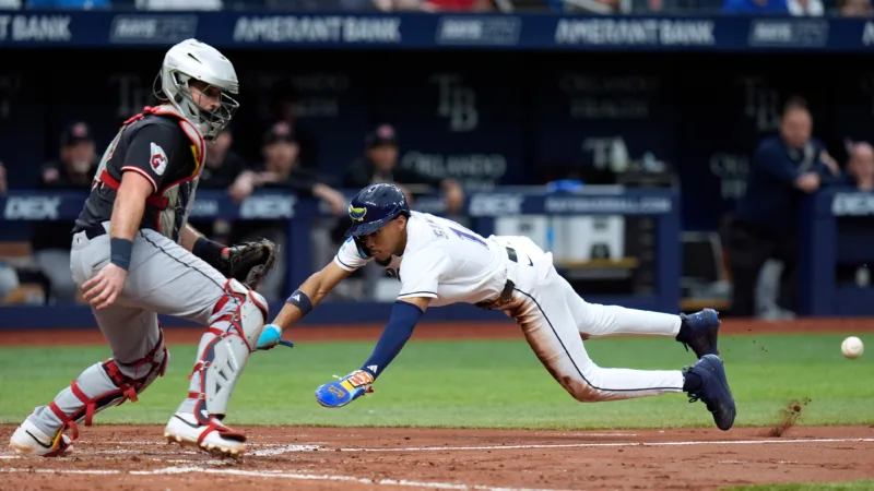 Rays hold Guardians to 1 hit, complete 3-game sweep